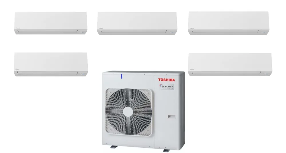 Toshiba RAS-2M18G3AVG-E, multi-split systém: 1 venkovní + více vnitřních jednotek
